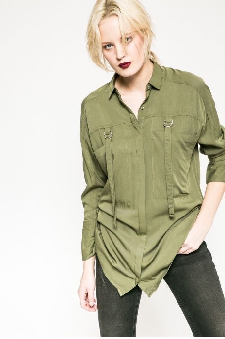 Koszula MEDICINE Khaki roz. S oversize nowa z metką