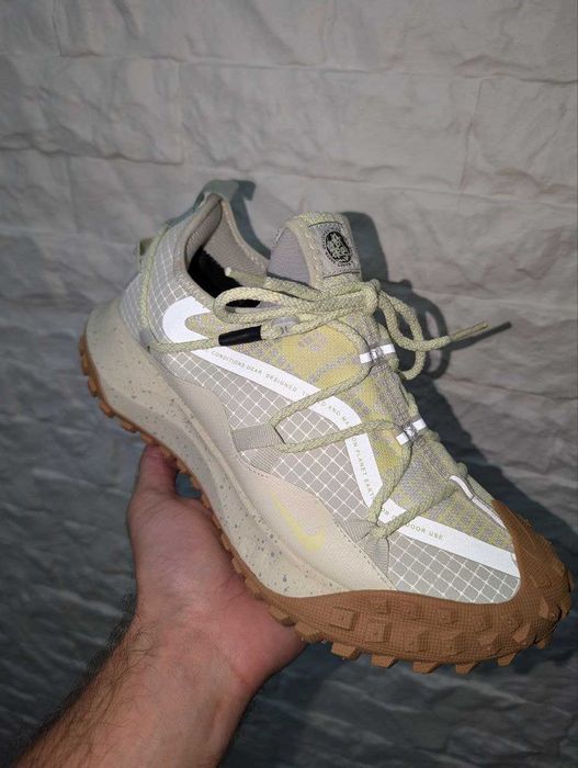 Чоловічі Кросівки Nike ACG Mountain Fly Low Grey Green Gore-Tex 40-45