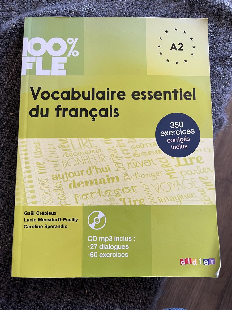 Vocabulaire essentiel du francais A 2 учебник французского
