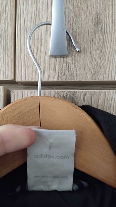 Czarna kurtka Adidas S M pikowana bez kaptura vintage