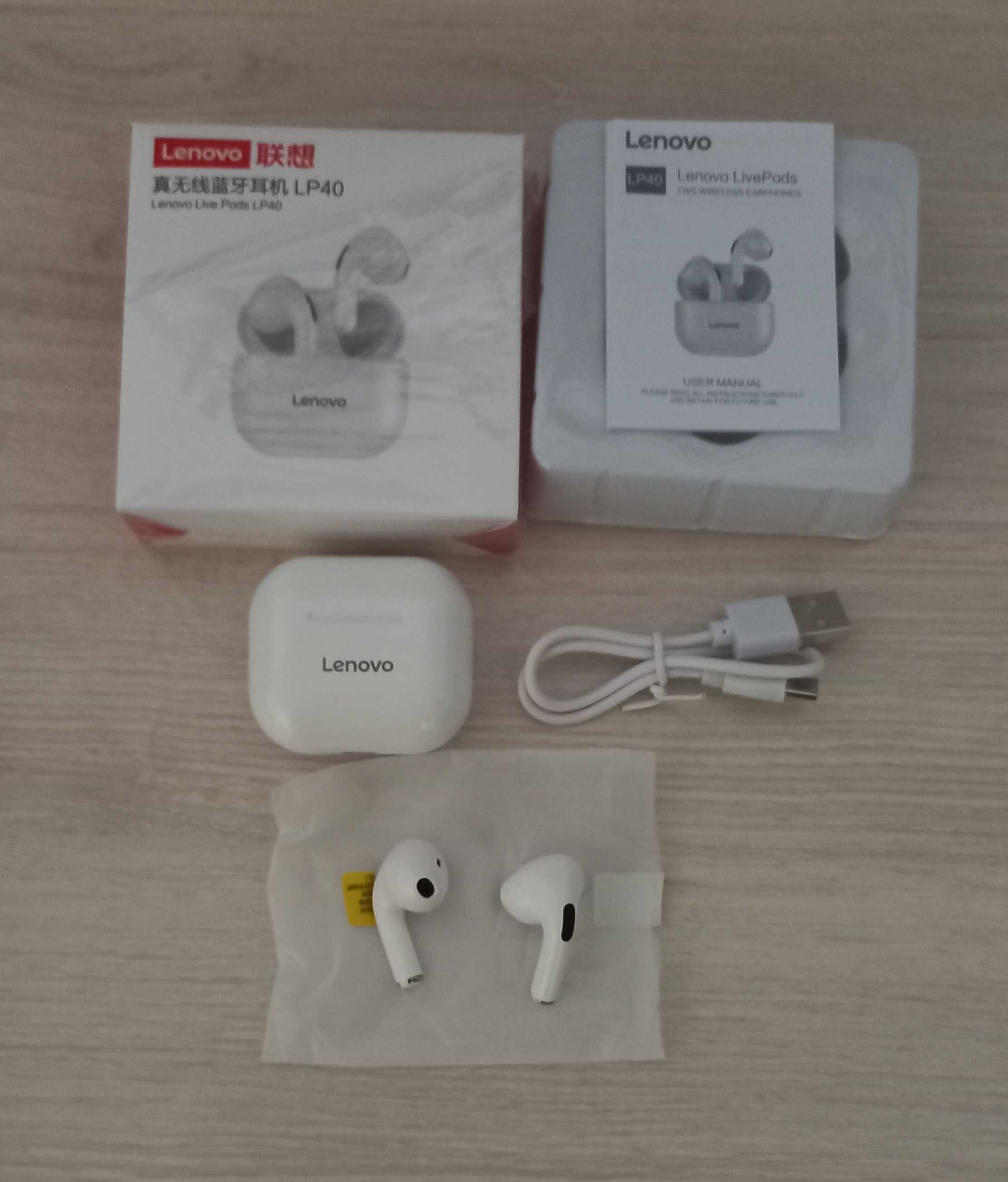 беспроводные TWS наушники Lenovo LP40