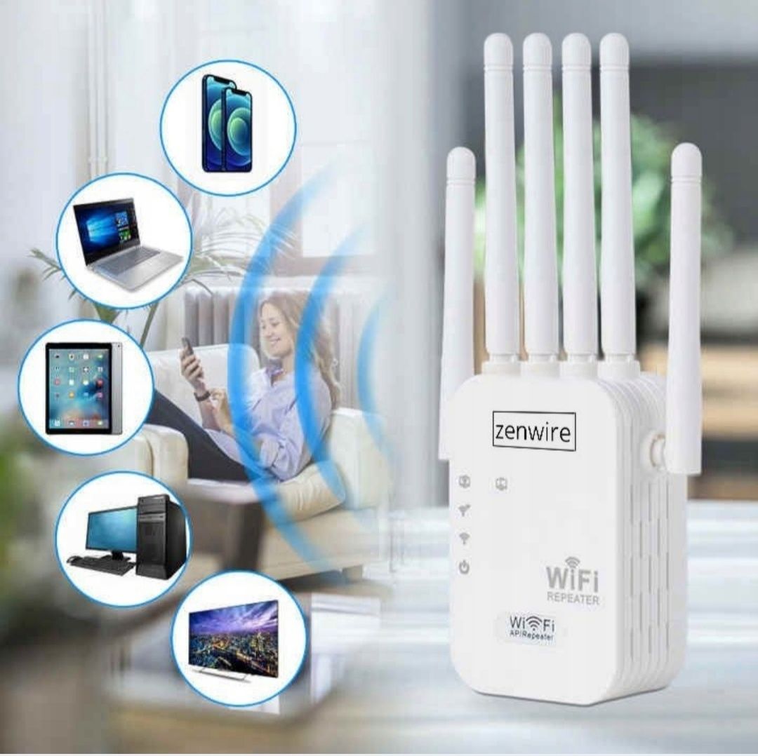 Wzmacniacz Sygnału Repeater WiFi 5 Zewnętrzny Repeater Access 1200 mb