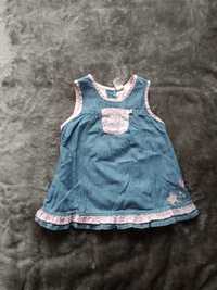 Sukienka tunika niemowlęca rozmiar 62-68