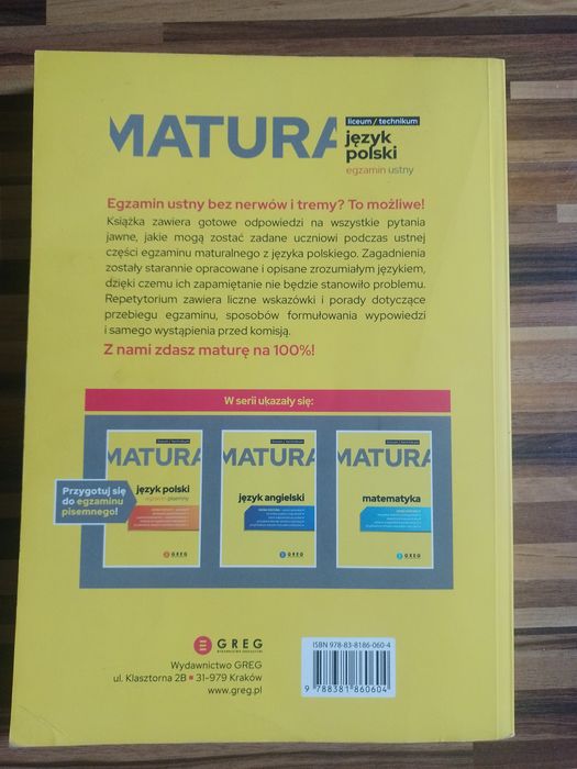 Matura język polski ustny