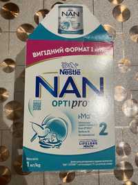 Сухая молочная смесь NAN 2 Optipro от 6 месяцев  пачка 500 гр новая