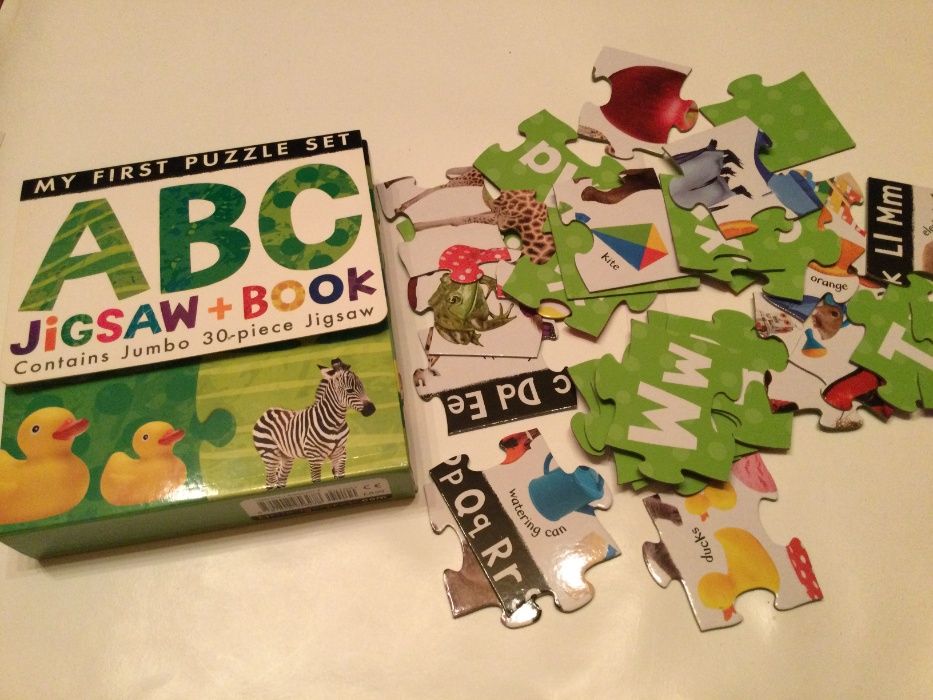 Продам пазлы для малышей " ABC Jigsaw + Book"