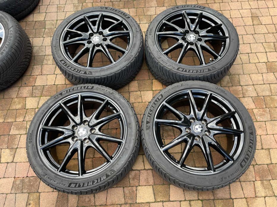 3957. Koła zimowe BMW 1 F40 5x112 ET51 225/40/18 czarne Michelin