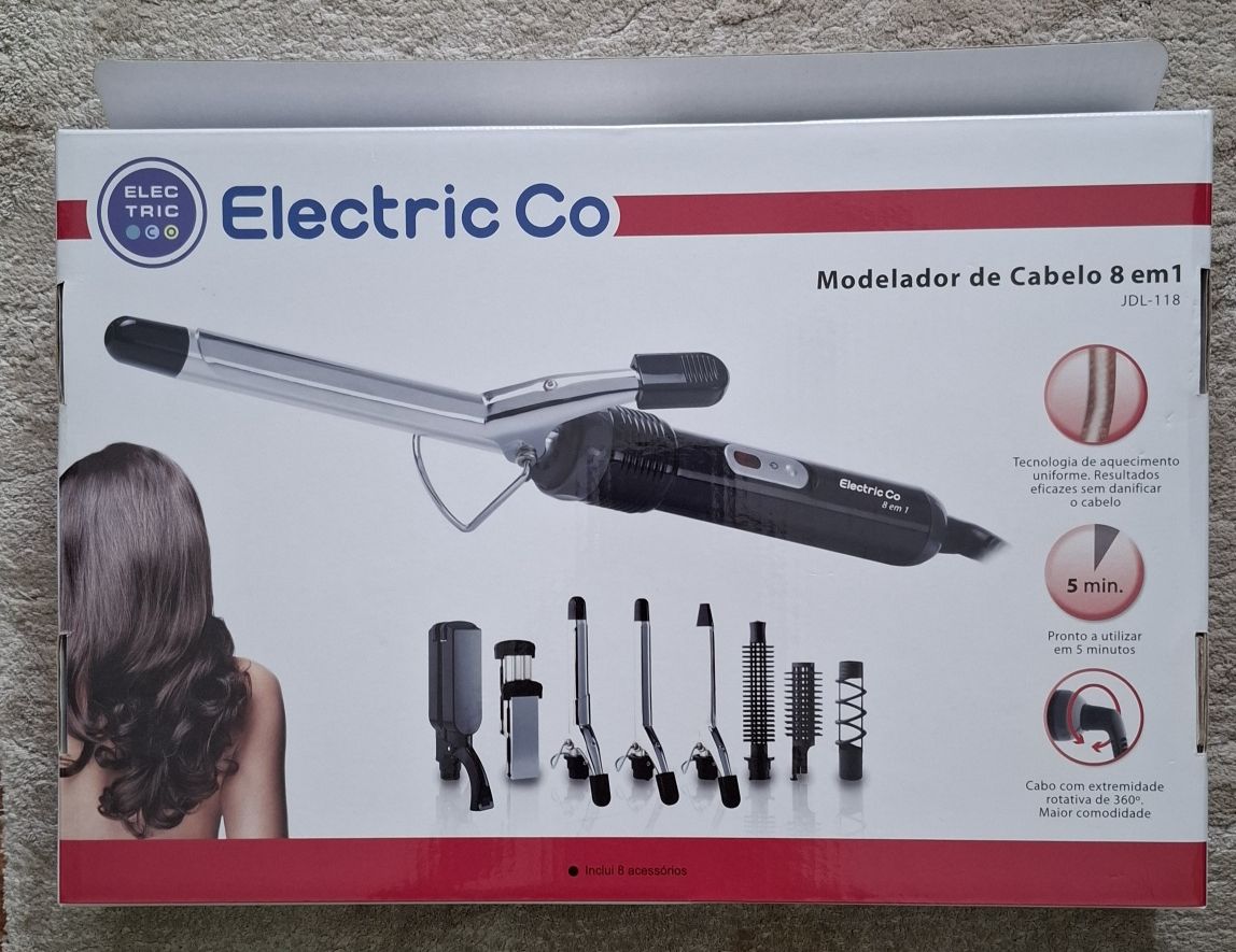 Modelador de cabelo 8 em 1