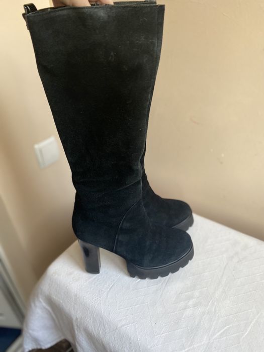 Замшеві зимові черевики Fabio Monelli