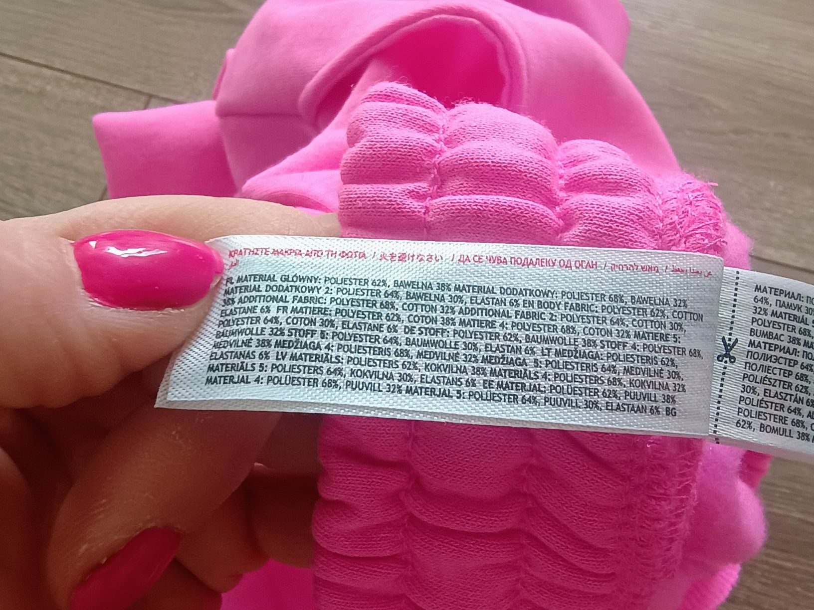 4F różowe dresy dziewczęce 152