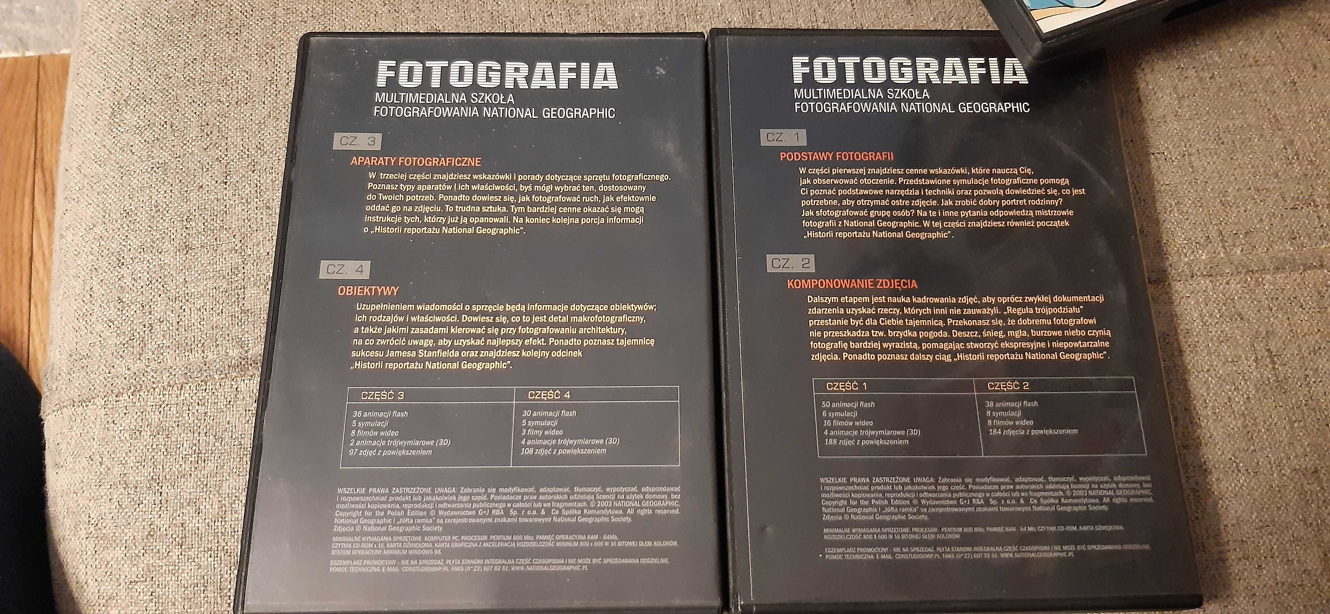 multimedialna szkoła fotografowania national geographic 2 płyty