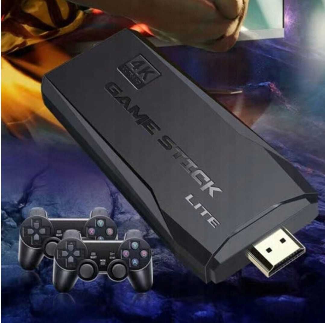 Konsola gra telewizyjna pegasus retro 20000 gier 2 pady karta 64 GB