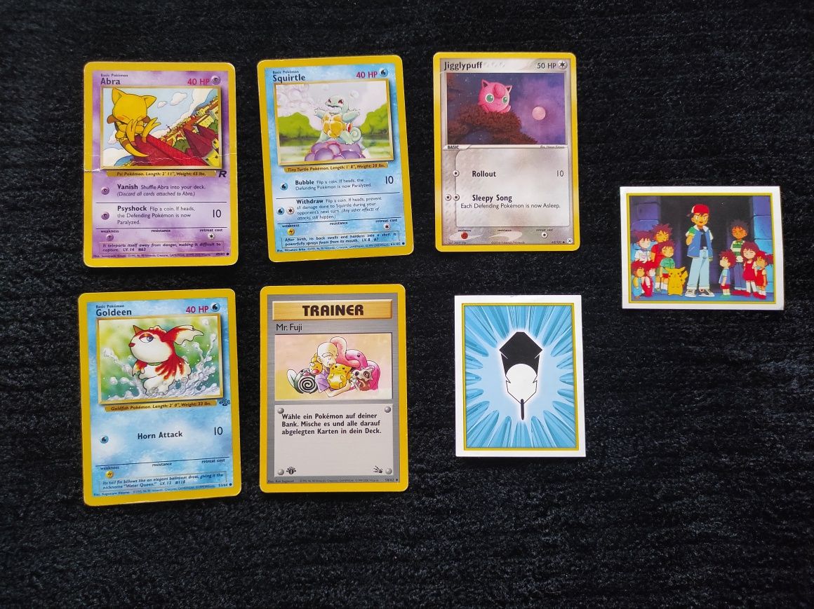 Karty Pokemon naklejki Merlin Pokemon 2 2000 rok