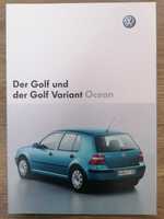 Prospekt VW Golf IV Ocean