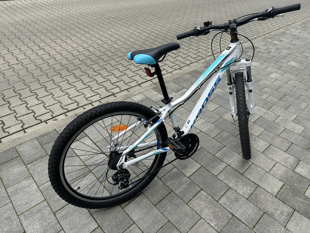 Rower KROSS Lea 1.0, 13” XXS, 26”, biały, bardzo dobry stan