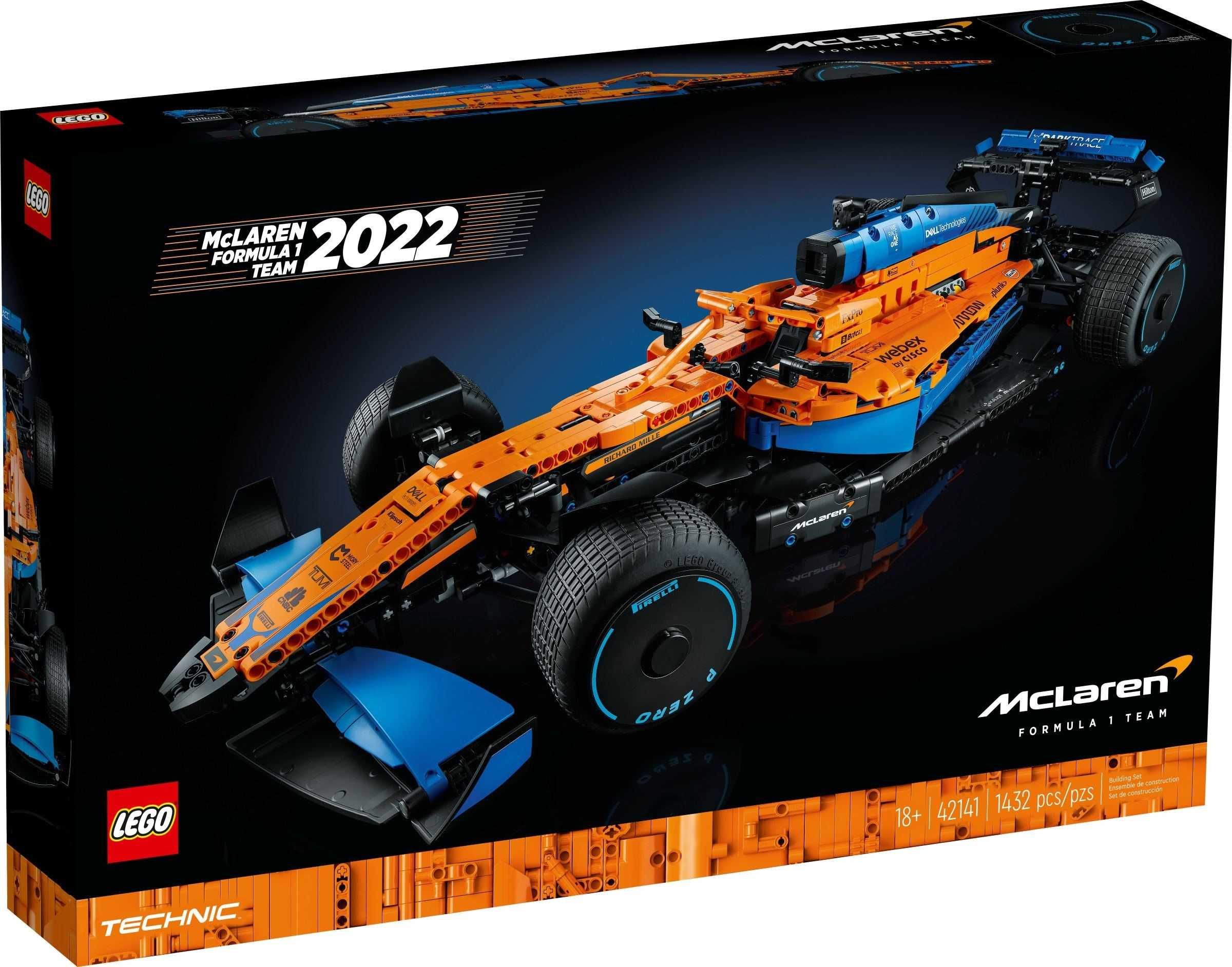 Lego 42141 - Samochód McLaren Formula 1™
Technic oryginał Nowy