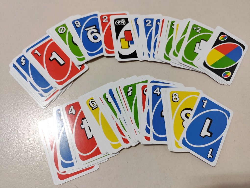 Baralho de Cartas UNO (Completo - 112 Cartas)