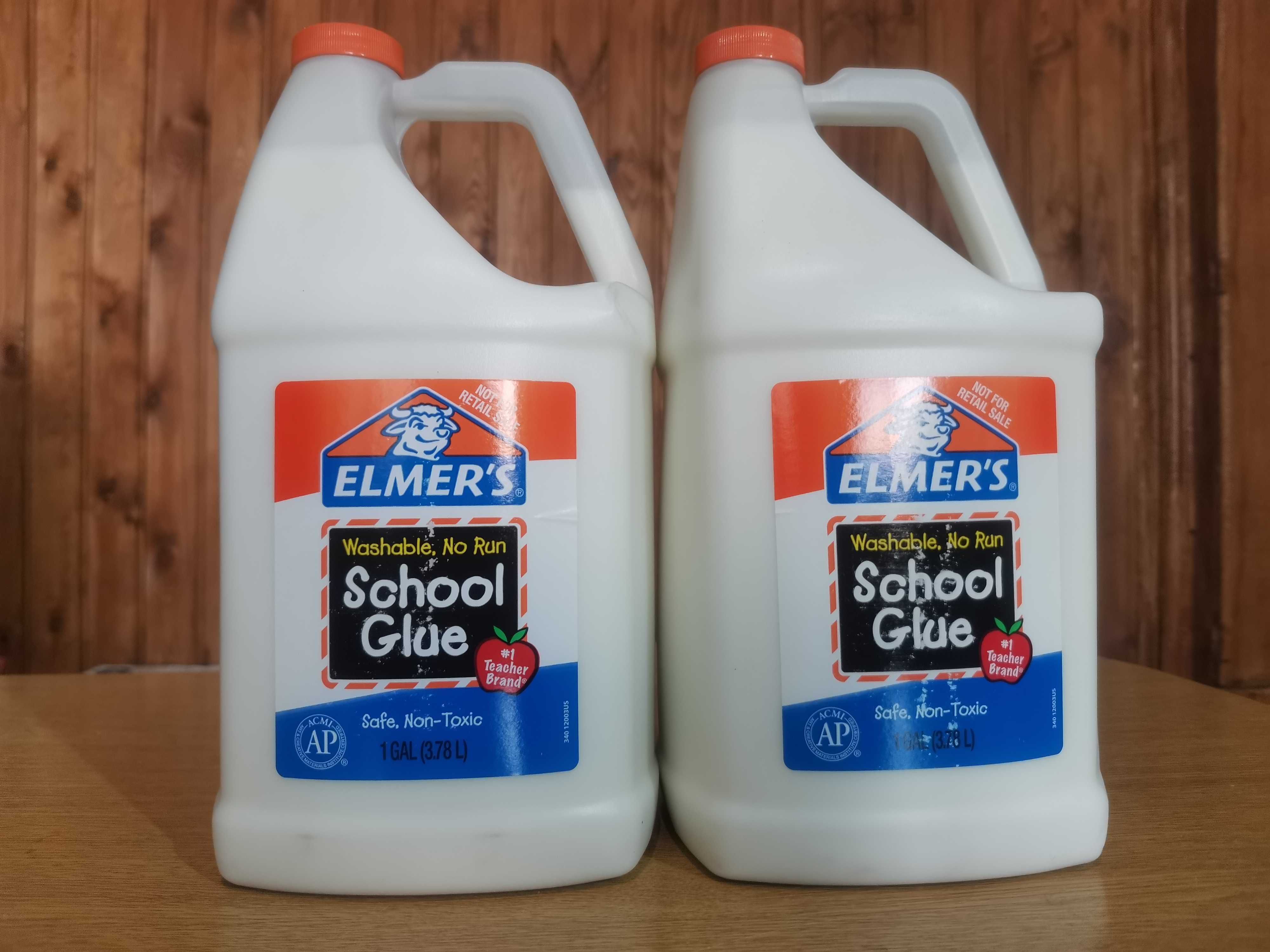 Слайм-клей Elmers School Glue, белый, 3,78 литра (1 gal)