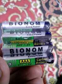 Минипальчиковые батарейки Бионом