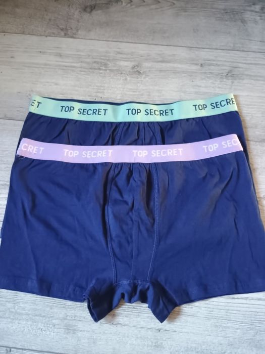Top Secret bokserki ciemno niebieskie,dwie szt