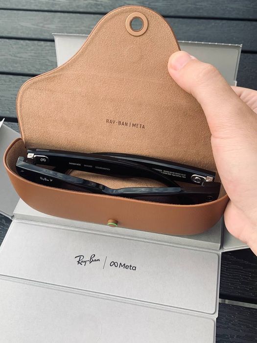 Смарт-окуляри Ray-Ban Meta Wayfarer SHINY BLACK POLAR DUSTY BLUE