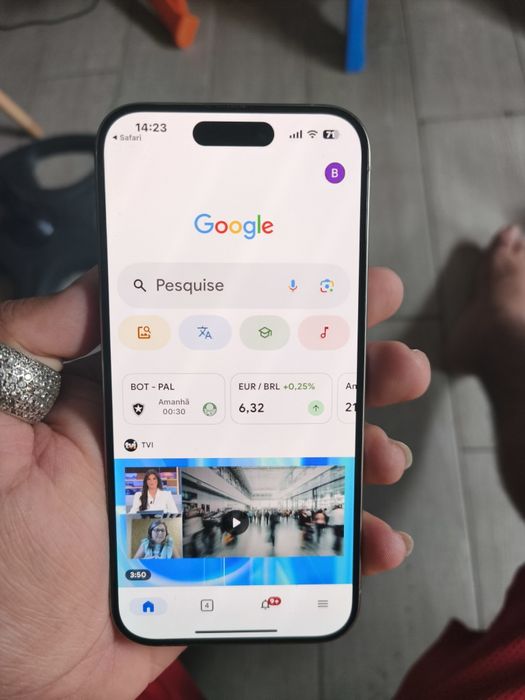 iPhone 15 pro 128gb estudo trocas