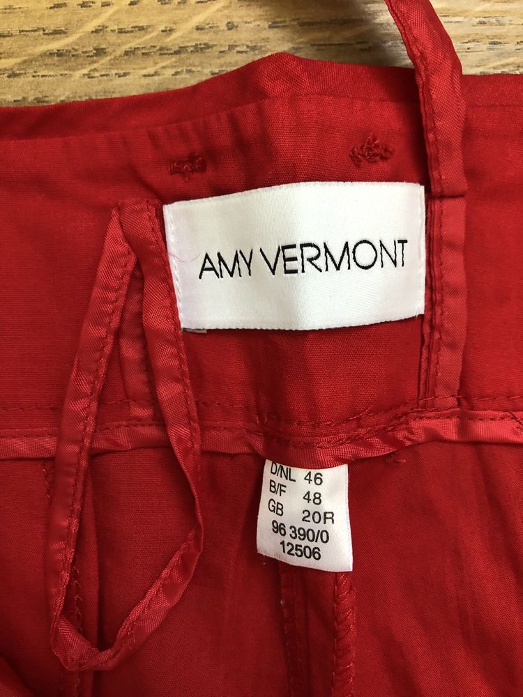Spodnie damskie NOWE Amy Vermont Czerwone 46 XXL