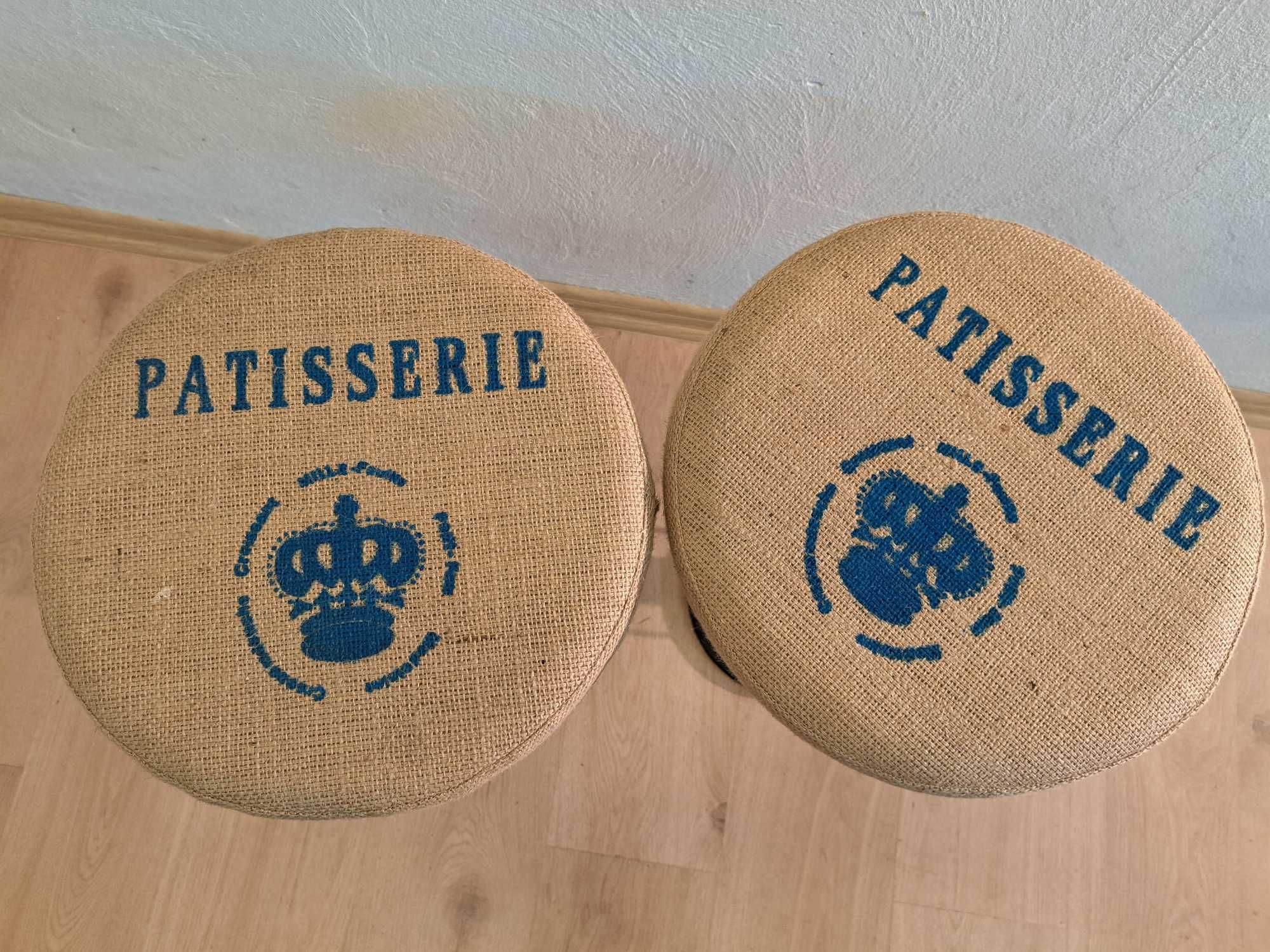 Hoker taboret stalowy kuty ze śrubą regulowany Patisserie industrialny