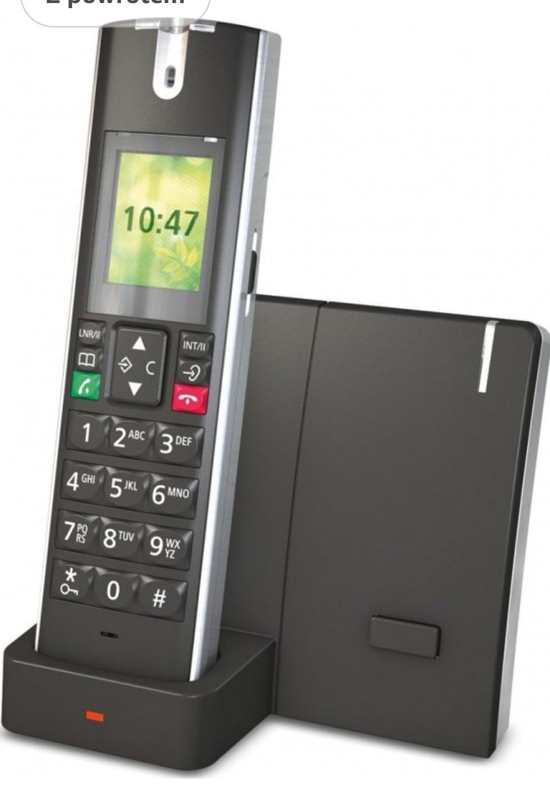 Nowy telefon bezprzew. HUMANTECHNIC FREETEL 3 – brak zasilacza
