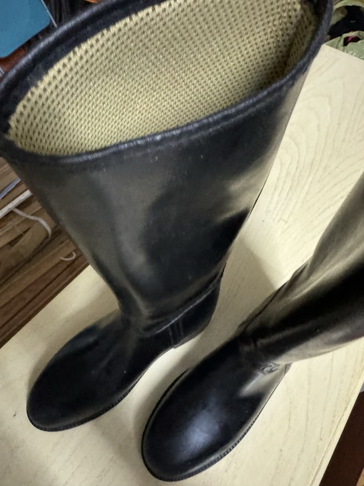 Vendo conjunto botas equitação, toque e luvas de equitação