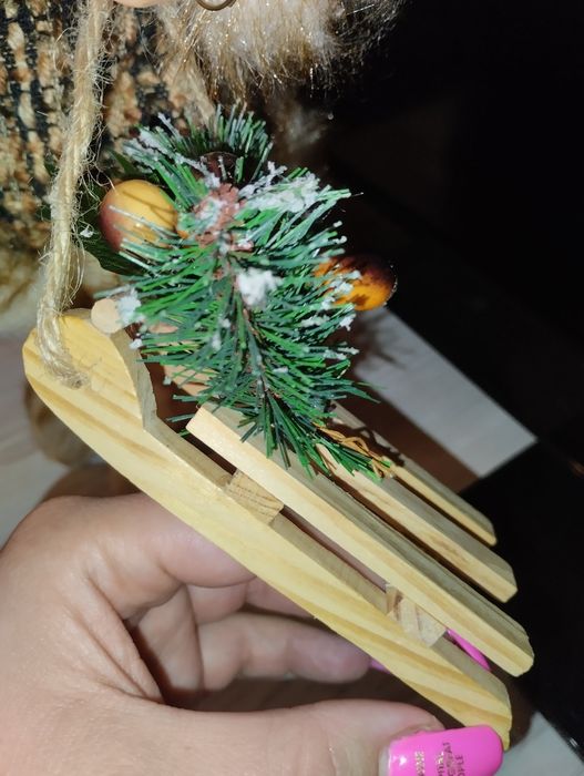 Санта Клаус, дед мороз, 43см , с колпаком 50, новый