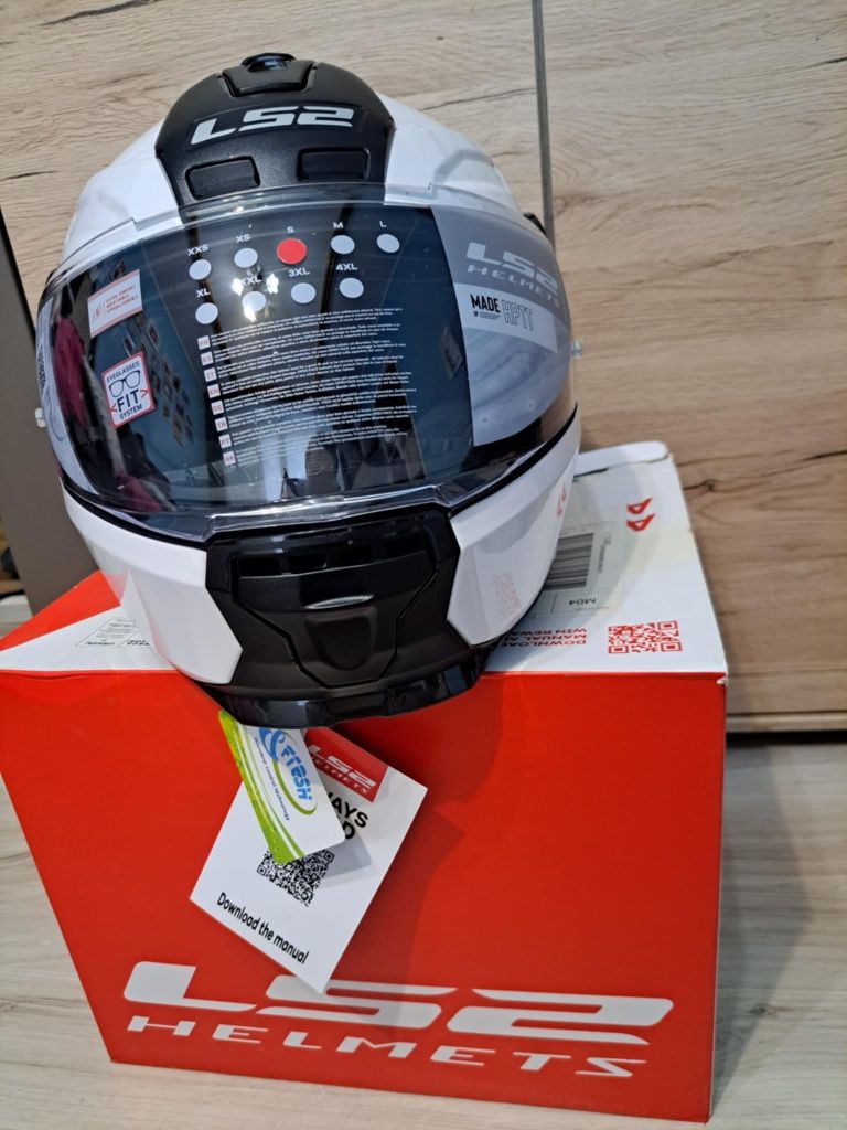 Kask motocyklowy szczękowy Ls2 (ff902 scope) z blendą przeciwsłoneczną