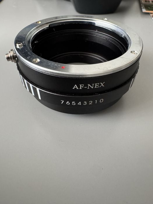 Adaptador lente e-mount AF-NEX