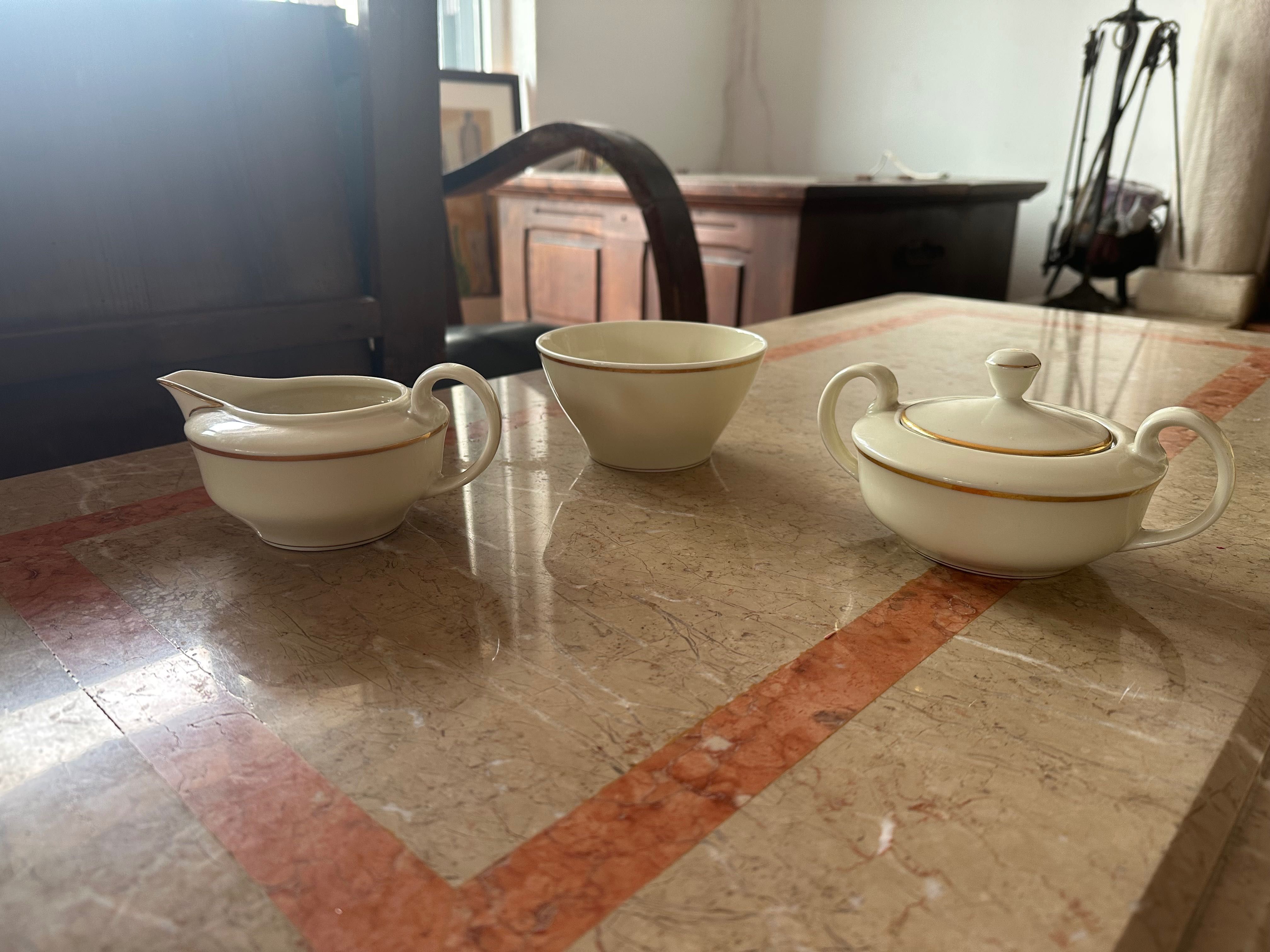 Peças de serviço de chá art deco Vista Alegre