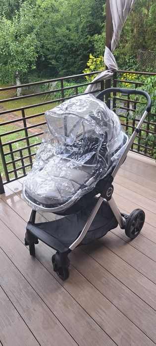 Wózek+Fotelik Babymore Mimi Travel System Pecan i-Size Car Seat – Silv