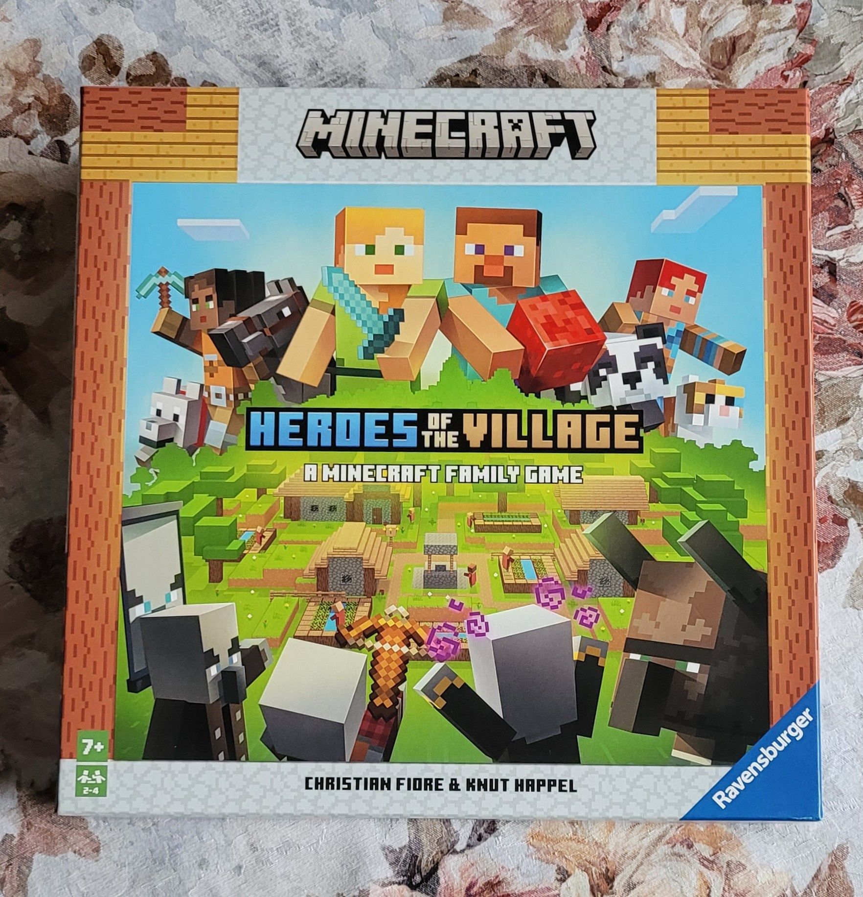 Gra planszowa Ravensburger Minecraft dla dzieci: Uratuj wioskę