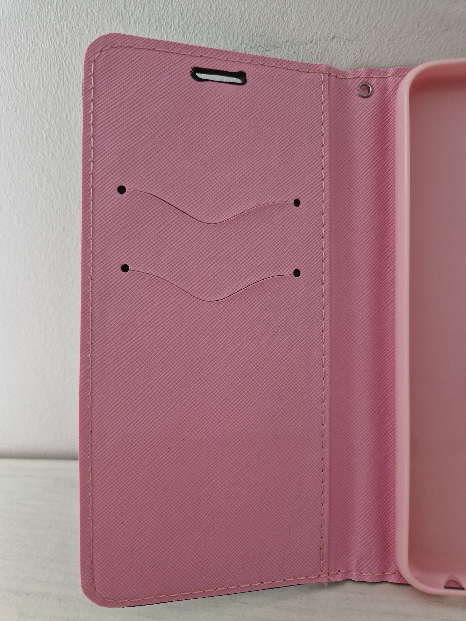 Etui Kabura Telone Fancy do Samsung Galaxy M13 4G czarno-różowa