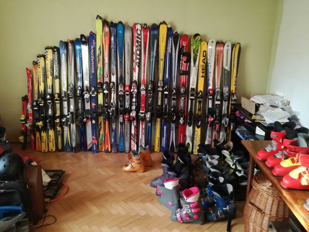 Narty i buty narciarskie różne rozmiary Tanio sprzedam lub zamiana