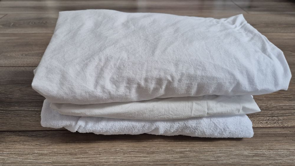 Łóżeczko dziecięce szare gonatt z szufladami, materacem, ochraniaczem