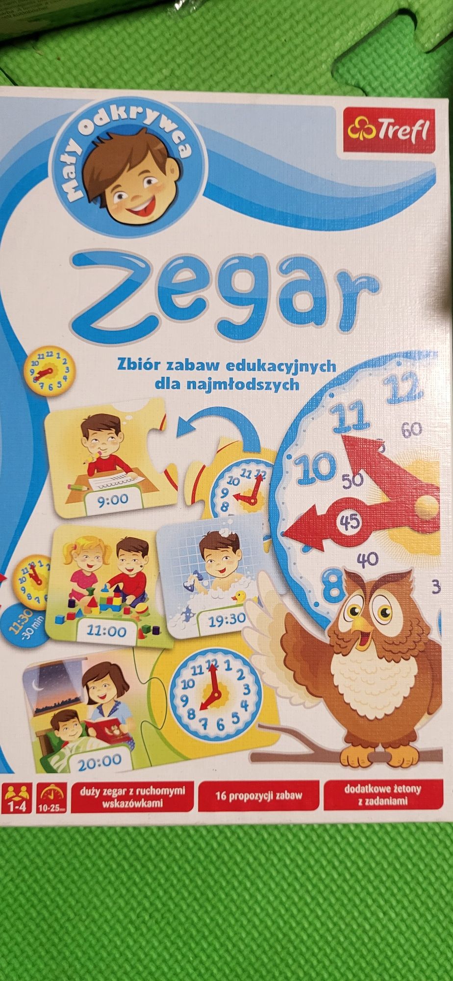 Gra edukacyjna zegar trefl