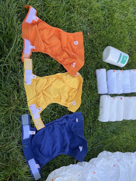 Duzy zestaw pieluch wielorazowych gDiapers 12-16 kg