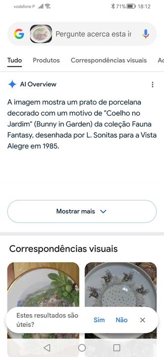 Pratos motivos animais para colecionadores