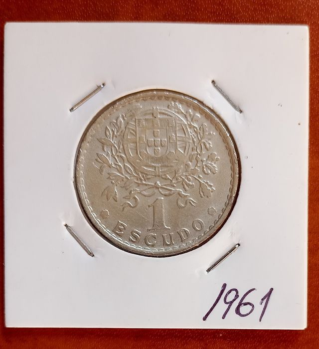 1 escudo 1961. Portugal