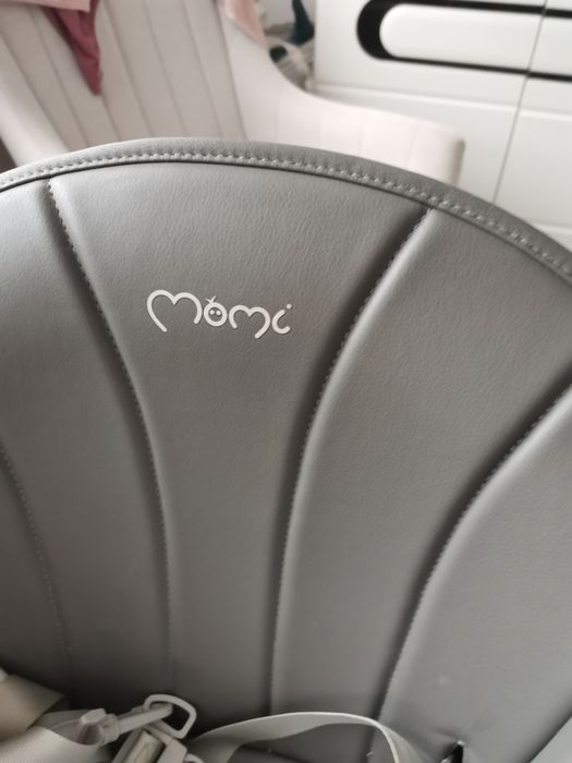 Krzesełko do karmienia SKŁADANE. Momi Kala. Szare.