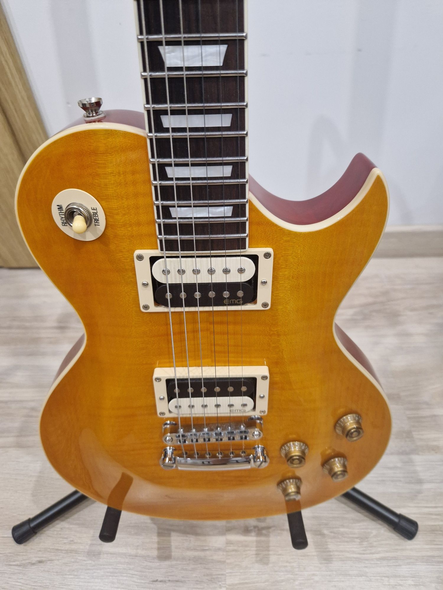 Gitara Harley Benton SC-550 Plus EMG PAF – Stan idealny, setup lutnika