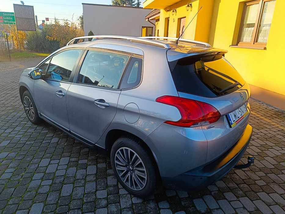 Peugeot 2008 1,2 B 2016 r klima hak Nawigacja Zarejestrowany