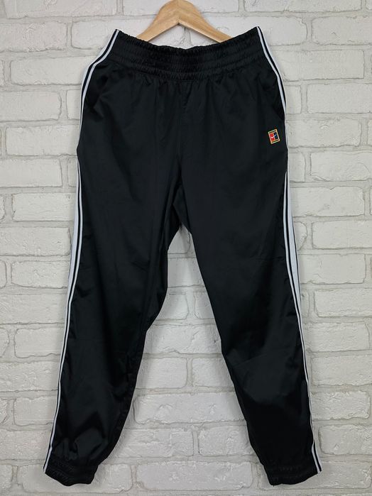 Spodnie dresowe z rozpinanymi nogawkami Nike Court Stadium Pant Black