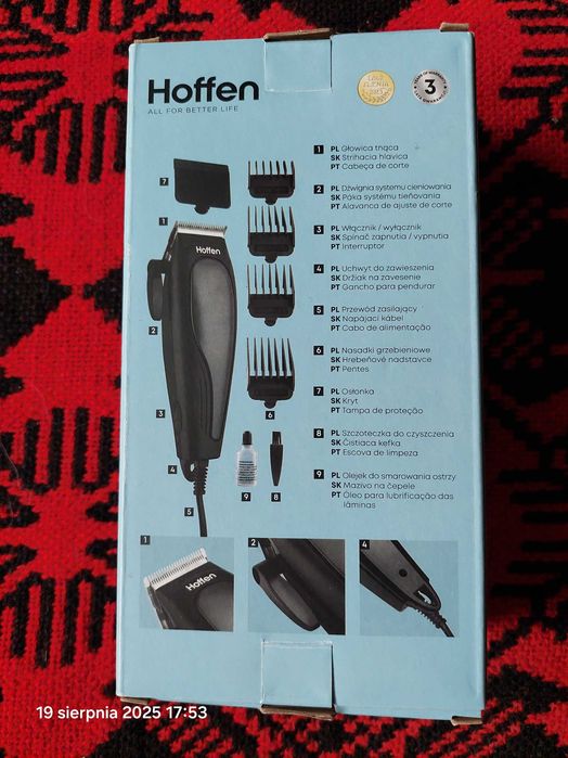 Maszynka do strzyzenia firmy Hoffen