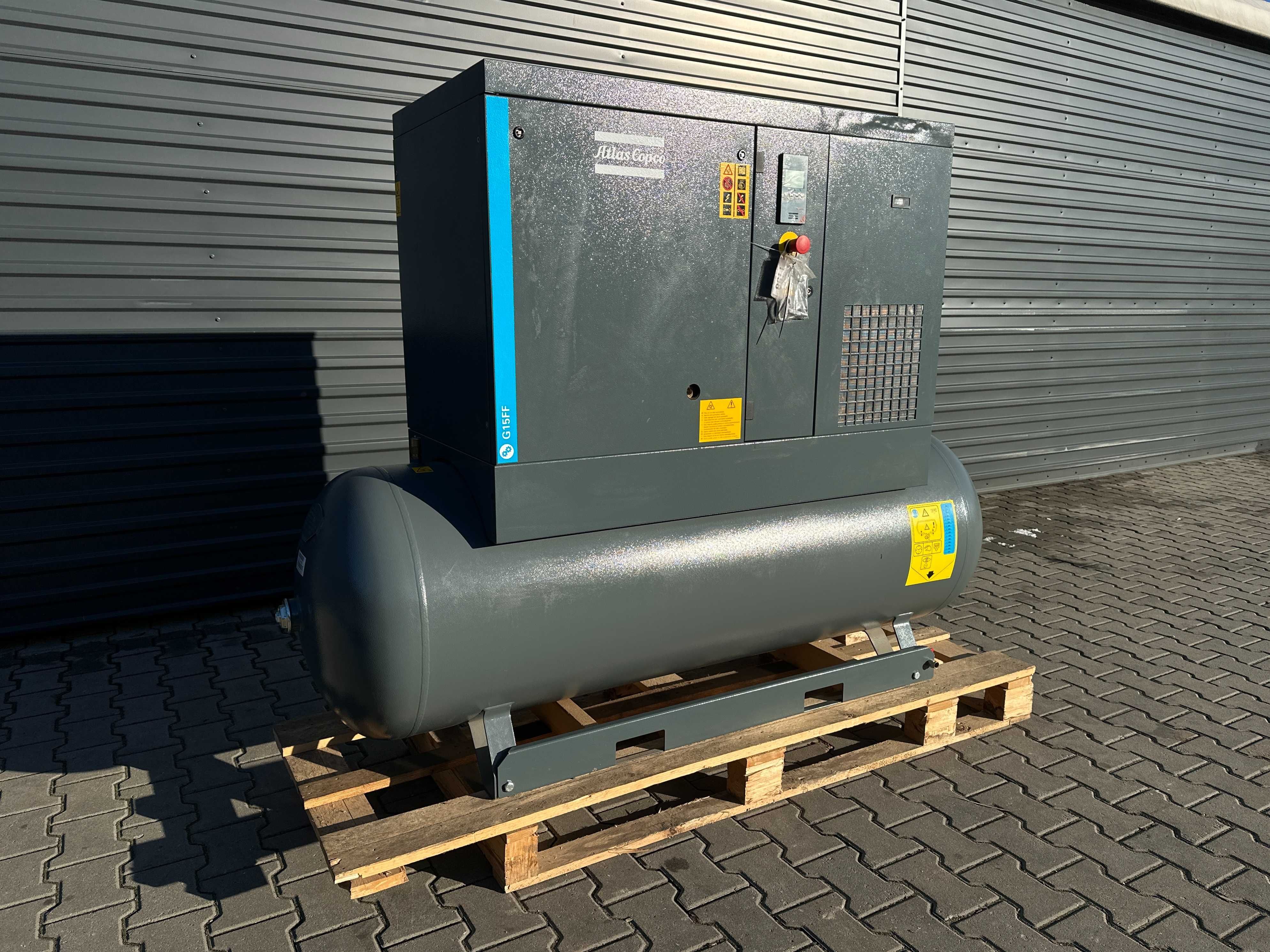 Kompresor śrubowy Atlas Copco G15FF 500 lt 2022 r. (1188)