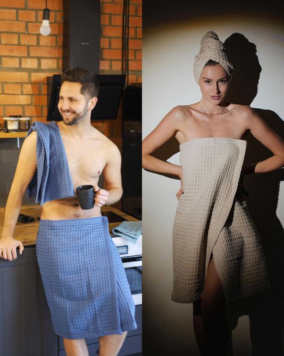 Набір рушників для нього і для неї